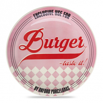 Prato Raso Burger Pink 26cm Oxford