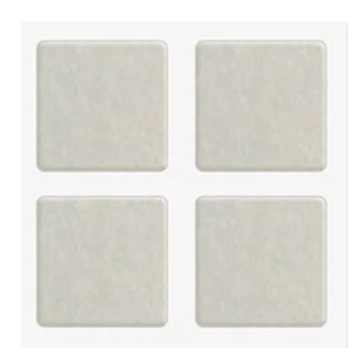Feltro Adesivado Redondo 25mm Creme Bemfixa
