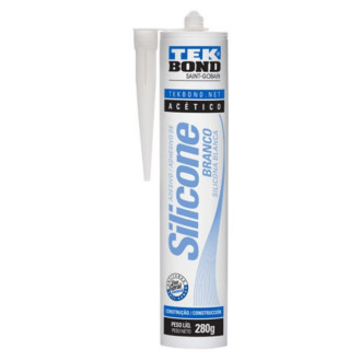 Silicone Acético 280G Branco Tekbond
