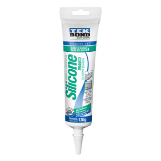 Silicone Base Água 130G Branco Tekbond