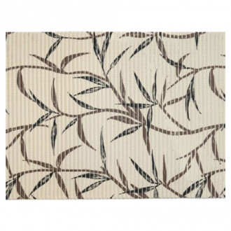 Tapete Antiderrapante Tropical Bambu Marrom 43cm x 65cm Kapazi