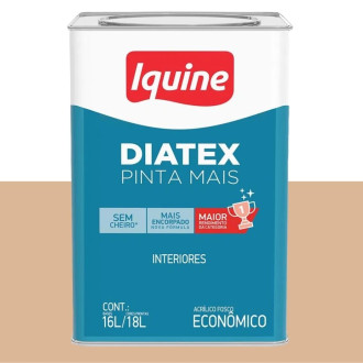 Tinta Diatex Acrílico Fosco Pêssego 18L Iquine 