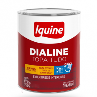 Esmalte Iquine Dialine Topa Tudo Platina 750ml