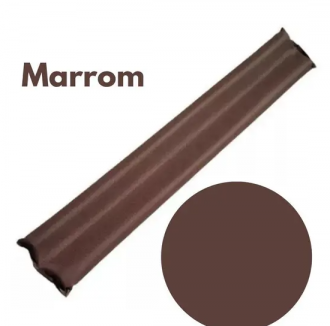 Veda porta dual home 80cm marrom