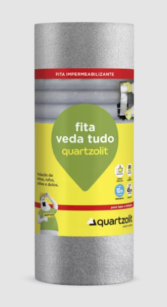 Fita quartzolit veda tudo sleeve 45CMX10M