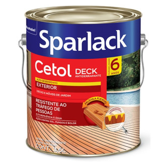 Verniz Sparlack Cetol Deck Antiderrapante Semi Brilho Natural 3.6L