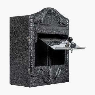 Porta Carta LGMAIS Inox com Chave Prata